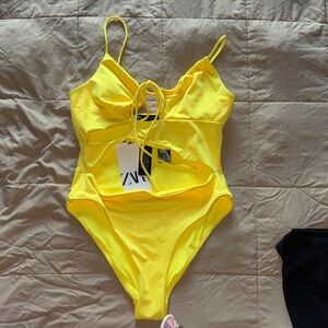 Zara Vibrant Yellow Swimsuit